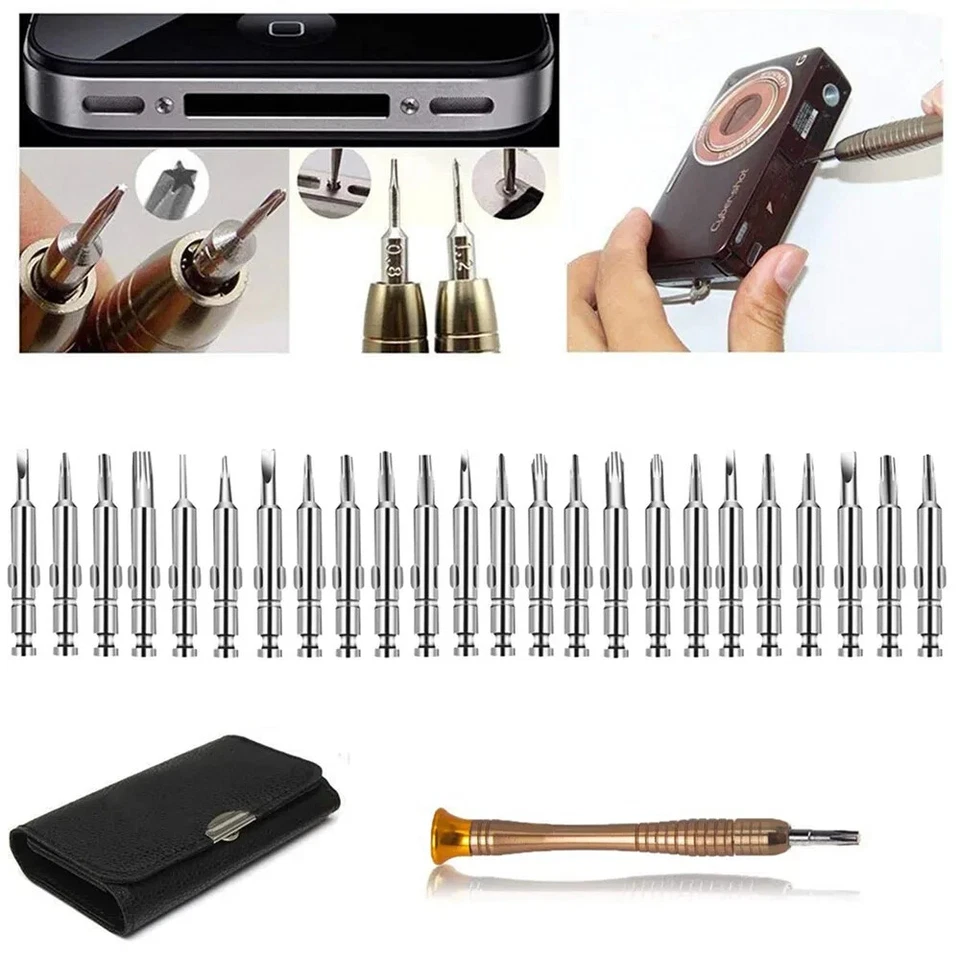 Mobile Phone 25 in 1 Repair Tool Kit Screwdriver Set iPhone iPod iPad Samsung UK - Image 3 of 4