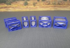 Tankcontainer, THW, Feuerwehr, Spur H0, 1:87, Modelleisenbahn, Ladegüter