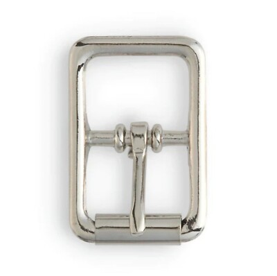 Center Bar Nickel Roller Buckle 3/4'' 1511-10 by Tandy Leather