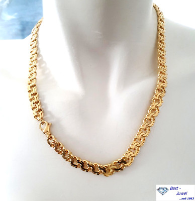 Massive Garibaldi Kette / Collier, Gewicht 31,5 Gr., Länge 50 cm, 333, 8 Karat