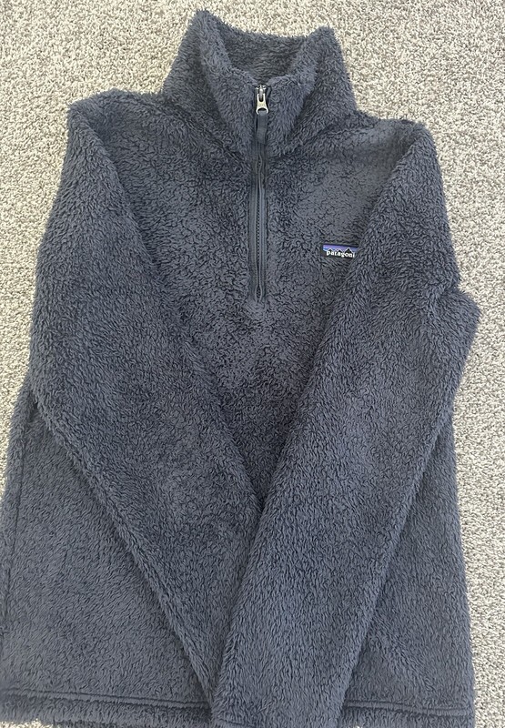Patagonia Women’s Los Gatos Fleece Quarter Zip Pullover Navy Blue Size Medium