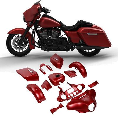 Fit For Harley Street Glide Special 14+ Fairing Body Paint Set Wicked