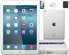 Apple iPad Air Silver, Wi-Fi Only, 32GB, 9.7-inch, and Comes With Special Bundle