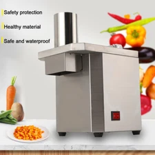 Electric Dicer Automatic Vegetable Fruit Onion Cutter Dicing Machine 6mm 200W