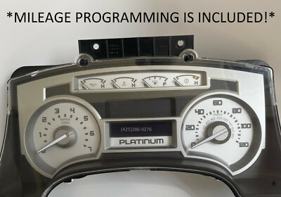 2009 Ford F150 Instrument Cluster Dash Speedometer PLATINUM *MILES PROGRAMMED!*