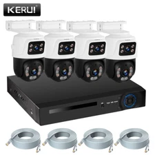 KERUI 8CH POE NVR 6MP Security Camera System CCTV Surveillance HD Two-Way Audio
