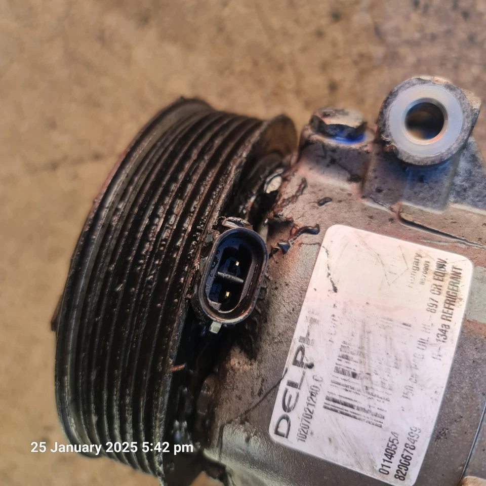 Renault Megan 2 Sport 225 A/C Compressor Delphi 8200678499 2.0ltr Petrol - Image 3 of 4