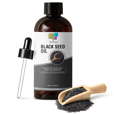 Black Seed Oil Organic Cold-Pressed Rich in Thymoquinone and Omega 3-6-9 Useful
