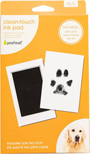 Pet Clean-Touch Ink Pad, Medium/Large, Black Ink Pad for Cats or Dogs, Pet Owner