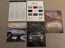 Avanti Convertible, Coupe & Sedan Brochure Pack W/ Tech Spec & Colour Sheet 1989