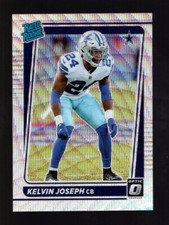 2021 OPTIC PREMIUM BOX SET WAVE PRIZM #250 KELVIN JOSEPH RC /299 COWBOYS QTY