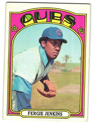 Fergie Jenkins 1972 Topps ML Baseball Card # 390