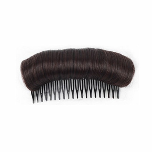 Flauschiges Haardutt Pad Haarnadel Synthetik Falsche Haarspange In Schwarz Braun Natur Zum Selbermachen - Bild 12 von 13