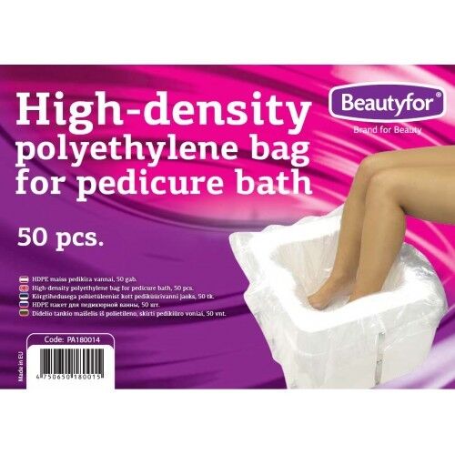 50 Pcs Disposable Polyethylene bags for Pedicure Bath pedicure liners - Picture 1 of 1