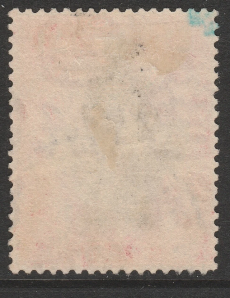 Malta GV 1922-26 alto valor negro y brillante carmín sg140 usado Foto 2 de 2