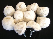 5 GOLIATH INDUSTRIAL 3" MUSHROOM BUFF POLISHING BUFFING WHEEL DETAIL BRUSH MMB