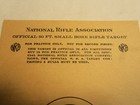 NRA Official 50 ft Small Bore Rifle Target, 4x6 Size, New Condition Set of 8 — photo 3