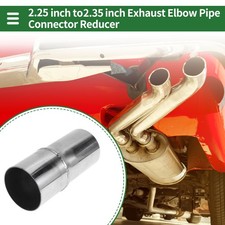 2.25" OD to 2.35" OD Mandrel Exhaust Bend Elbow Concentric Reducer Pipe Adapter