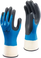 Showa 377 Water-Resistant, General Purpose, Nitrile-Coated Work Glove