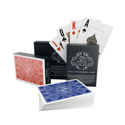 Pokerkarten Plastik, Doppelpack, Jumbo Index, 2 oder 4 Eckzeichen