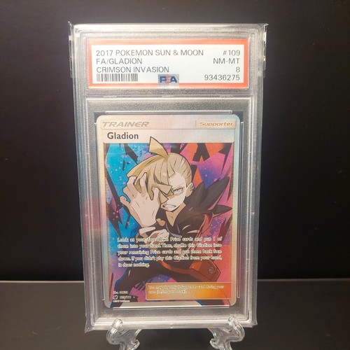 Gladion graded PSA 8 for sale on eBay