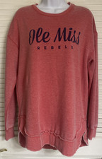 Womens Ole Miss Rebels Oversized Fleece Sweat...