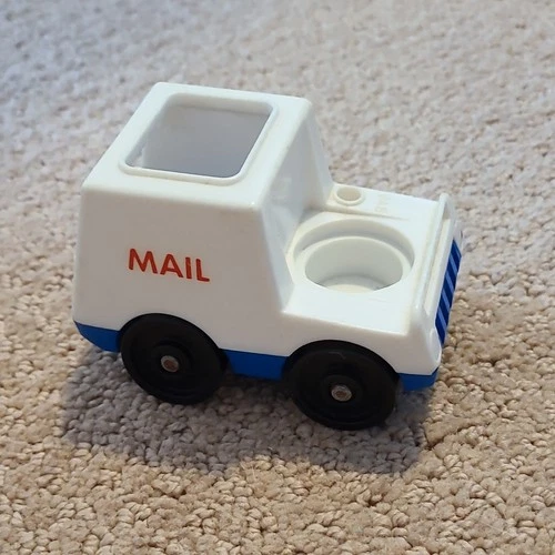 Fisher-Price Little People Mail Truck 1986 Vintage Toy