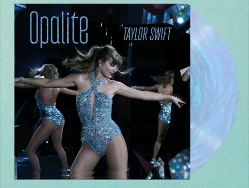 Taylor Swift - Opalite - Blue Pearlescent Vinyl 7" Single 45RPM In Hand