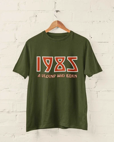 Camiseta 40ª 1985 Nació una leyenda con nombre en la espalda para regalo de cumpleaños 2025 - Imagen 6 de 15