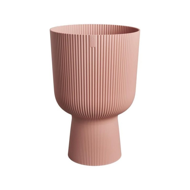 Pot de fleur Elho Vibes Fold Coupe Rose L 30 cm : bac à plante intérieur design
