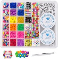 Perlen Set 1000Pcs Pony Perlen Mit Buchstabenperlen FüR ArmbäNder 1000 StüCk