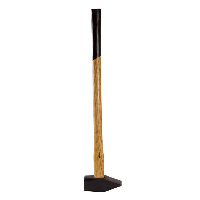 Masse de 5 kg D22071 avec manche en bois 90 cm pour enfoncer des piquets de clôture