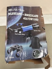Travel Telescope with Backpack - 70mm Refractor Telescope  10X50 HD Binoculars