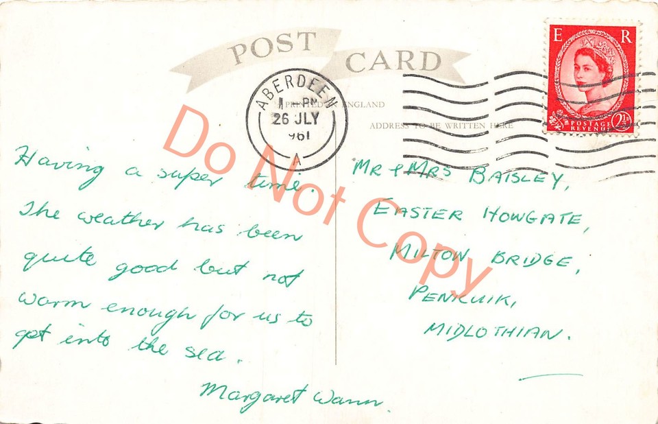 Aberdeen Aberdeenshire Bathing Costume Multiview c1961 Postcard (E043 ...