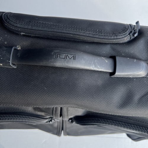 TUMI Black Nylon Alpha Garment 2-Wheeled Carry On Roller Bag Executive Traveler - Picture 7 of 21