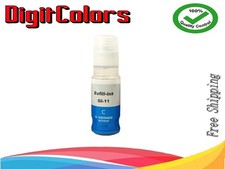 DC GI-11 Cyan Ink Refill Bottle for Canon fit PIXMA MegaTank G2160 G3160 printer
