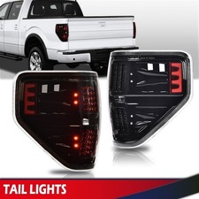 Fit For 2009-2014 Ford F150 Tail Lights Rear Brake Lamps Pairleftright Side