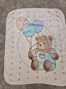 Couverture bébé - Cadeau de naissance - La Cigogne de Lily