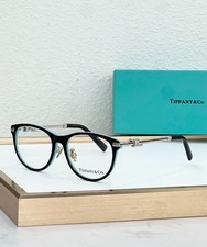 Tiffany Co. Black Oval Eyeglasses Elegant Women s Optical Frame