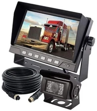 AHD 1080P 7" Wired Reverse Rear View Backup Camera System,Guide line,IP69K 