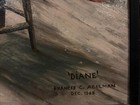 1969 Signed Original Oil On Board Painting Of Young Ballerina ”DIANE” & Doggie! — photo 10