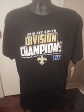 New New Orleans Saints Team Apparel Mens T-Shirt 2018 NFC South Division NFL XL
