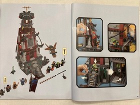 Lego 70594 Ninjago Instruction Booklet ONLY The Lighthouse Siege NO BRICKS