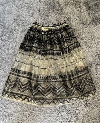 USED EXTREMELY RARE 90S COMME DES GARCONS PVC 3D EMBROIDERED