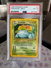 1999 POKEMON BASE SET UNLIMITED VENUSAUR HOLO PSA 4