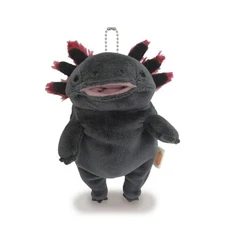Morisaka Global Mochu MINI Black 7 × 5 × 14cm Plush toy Healing Mochi Mouth
