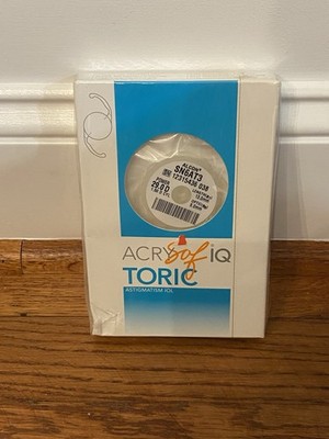 ALCON FOR EYES TORIC ACRYSOF IQ LENGTH 13.0MM OPTIC 6.0MM POWER 29.0 D New