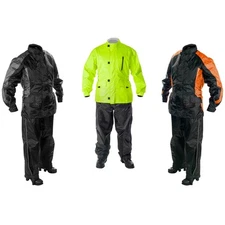 Men's Fulmer Motorcycle Rain Suit - 450 PROPEL - Waterproof Rain Jacket & Pants