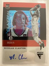 2019-20 Panini Chronicles Flux Rookie Autographs Red #10 Nicolas Claxton Auto 🔥