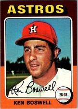 1975 Topps Mini Baseball - Ken Boswell #479 - Houston Astros    A